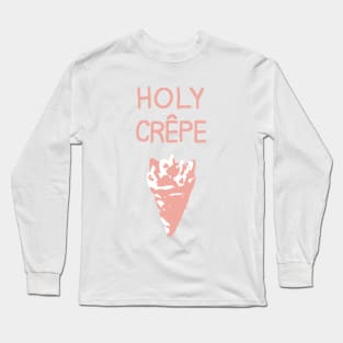 Holy Crêpe - Peach Color Long Sleeve T-Shirt